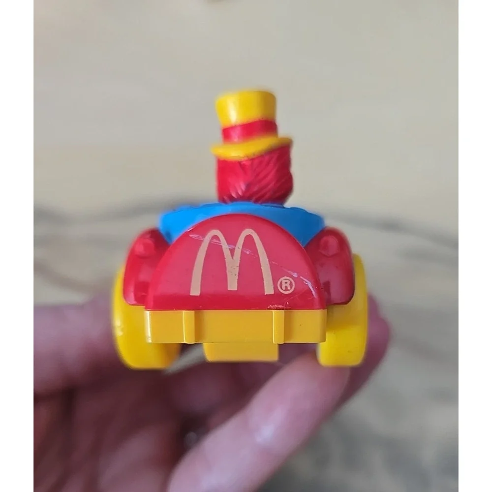 Vintage 1989 McDonaldland's Circus Parade Ringmaster‎ Happy Meal Mini Car Toy